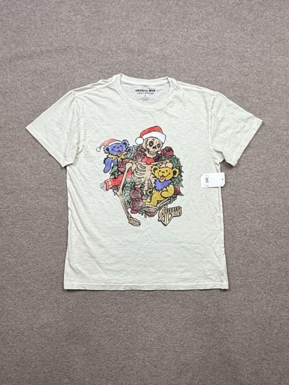 Grateful Dead x Lucky Brand T Shirt Men's Size S Green Short Sleeve Collab Tee